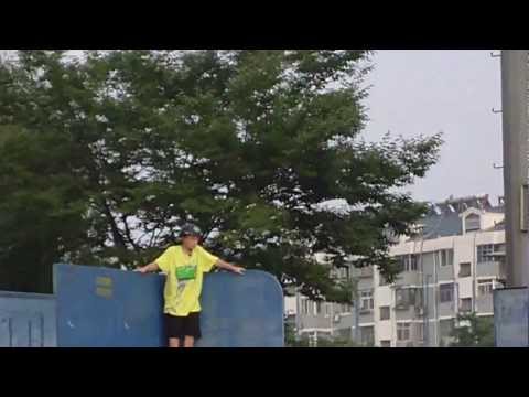 Incredible inline air jump 3.1 m high at Nahu Park Nanjing