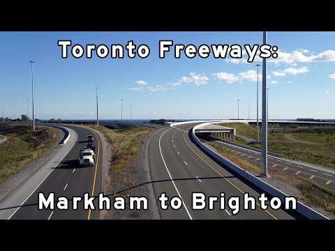 Toronto Freeways - Markham to Brighton - Highway 407, 418 and 401 - September, 2021