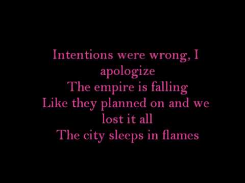 The City Sleeps In Flames - Scary Kids Scaring Kids - With Lyrics