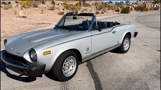 Video Thumbnail for 1981 FIAT 2000 Spider