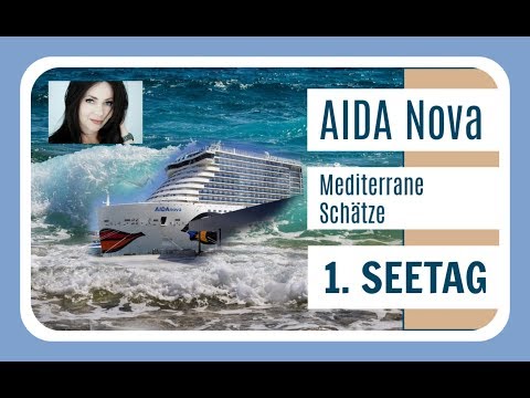 AIDANOVA Mediterranean Treasures 1 | Day 2 | Sea Day Ship Tour Cruise Vlog KatisweltTV