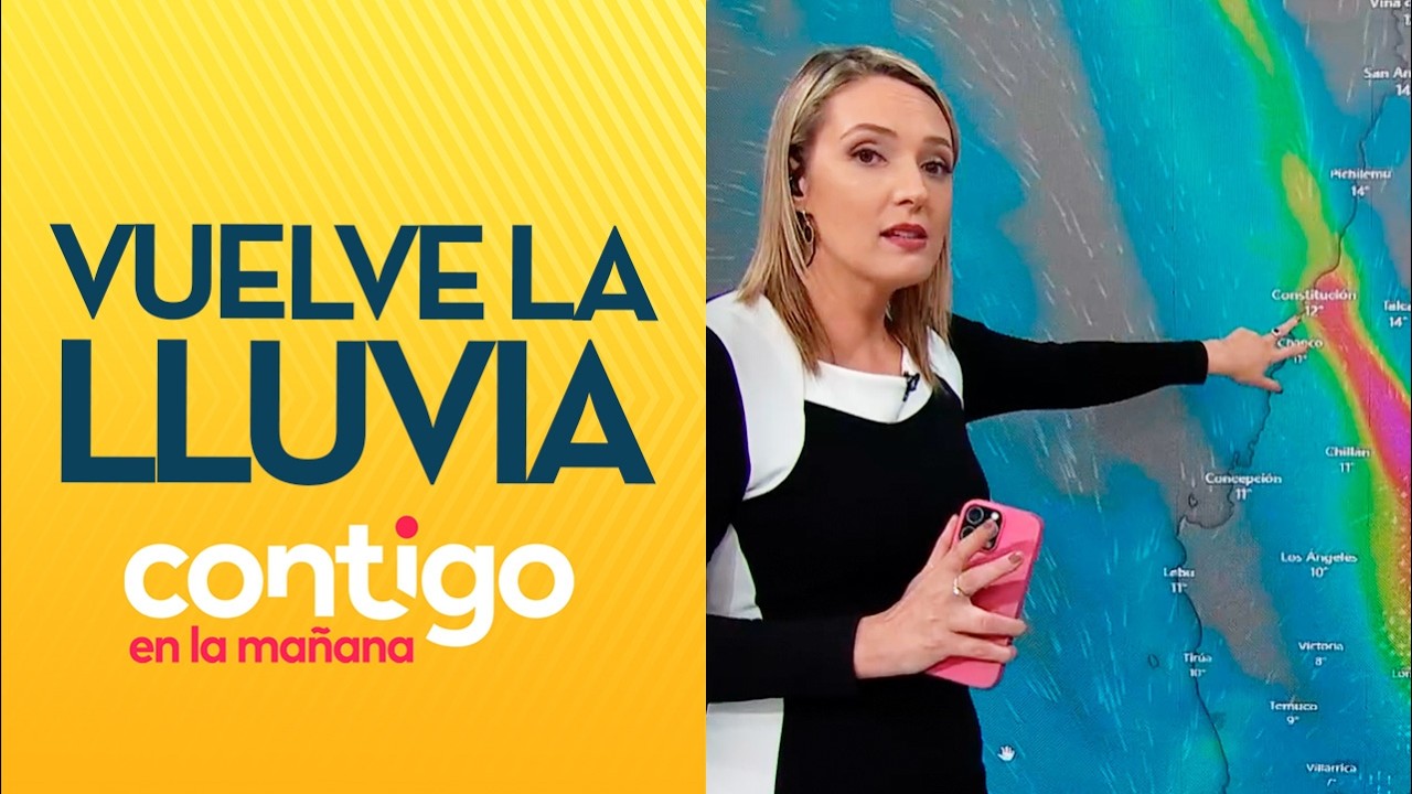 NUEVO RÍO ATMOSFÉRICO: Esta es la zona donde lloverá con más fuerza - Contigo en la Mañana