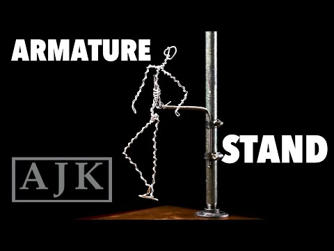 Making A Stand For Wire Armature For Figure Sculpting