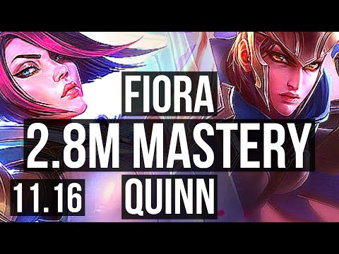 FIORA vs QUINN (TOP) (DEFEAT) | 2.8M mastery, 8 solo kills, 700+ games | EUW Diamond | v11.16
