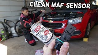 CHEVROLET CRUZE MAF SENSOR CODE  HOW TO CLEAN MAF SENSOR  CHEVY SONIC