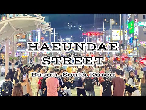 Haeundae Street Night Life em Busan | Caminhe com Jimmy em Busan | Haeundae Busan | Explore Busan