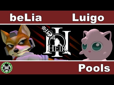 Heir 3 - beLia (Fox) Vs. Luigo (Jigglypuff) - Pools Wave A - Melee Singles