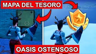 busca la senal del mapa del tesoro fortnite temporada 8 - busca la senal del mapa del tesoro que hay en oasis ostentoso desafios semana 8  busca la senal del mapa del tesoro que hay en oasis ostentoso desafios semana 8 - busca la senal del mapa del tesoro fortnite temporada 8