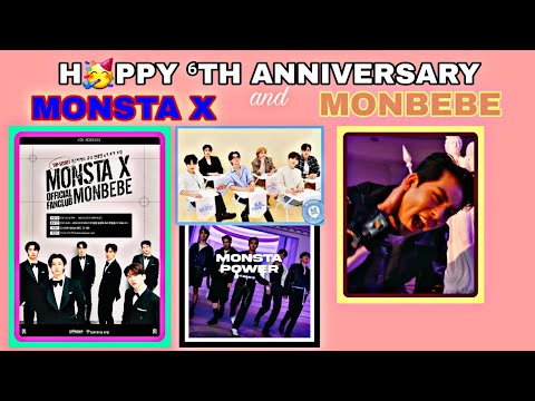 H🥳PPY ⁶TH ANNIVERSARY MONSTA X💐 AND MONBEBE🎊