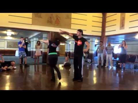 Joel & Lena LA Zouk Congress 2014 - cabeza class demo