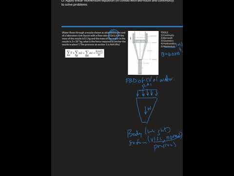 L15 Momentum Equation p2 Example Problems