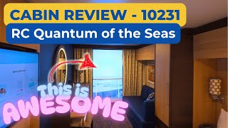 Cruise Cabin Review Royal Caribbean Quantum of The Seas Virtual Balcony 10231