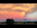 Calbuco Volcano In Eruption Southern Chile.