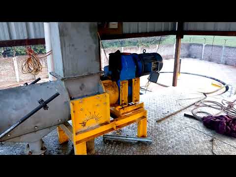 Cow Dung Dewatering Screw Press Machine
