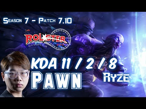 KT Pawn RYZE vs JAYCE Mid - Patch 7.10 KR Ranked