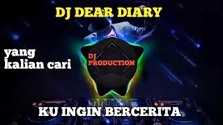 Download lagu DJ DEAR DIARY KU INGIN BERCERITA VIRAL TIKTOK 2022 FULL BASS. mp3