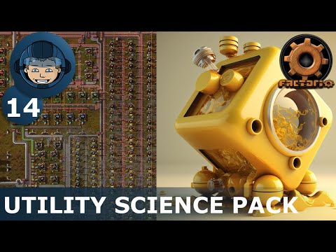 UTILITY SCIENCE PACKS - Step 14: Factorio Megabase (Step-By-Step)