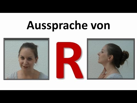 Deutsch lernen: Aussprache von R im Deutschen/German pronunciation of R (learn German)