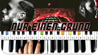 Kontra K feat. Jah Khalib - Nur ein Grund Instrumental Beat + Piano Tutorial MIDI