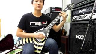 Video thumbnail for Gibson Zakk Wylde Flying V Custom with Floyd Rose Guitar by chatreeo
