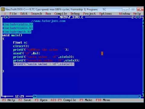 Basic Program In C In Tamil