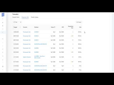 Fitur Tooltip Informasi Harga di Pergerakan Stok Produk