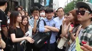 Arguments about gender equality continue at exit 10 Gangnam station after murder