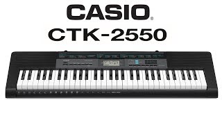 Video thumbnail for Casio CTK-2550 by Casio Music Gear