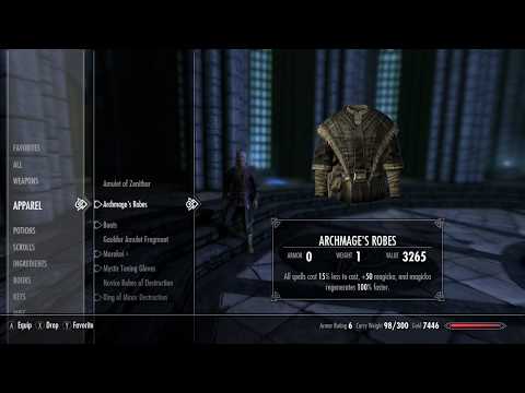How to get Archmage's Robes item - Skyrim Special Edition