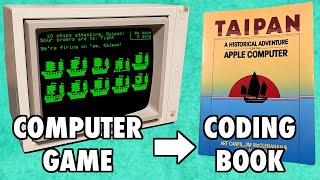 Taipan! - Apple II game (1982) vs. Programming Book (1986)