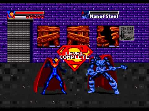 The Death And Return Of Superman Megadrive