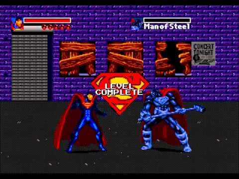 The Death And Return Of Superman Megadrive