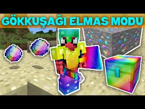 GÖKKUŞAĞI ELMAS MODU - Minecraft