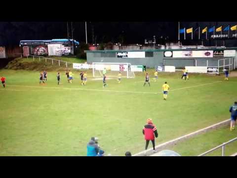 Gol de David Rial. CJ Cambados 1-0 SDR San Esteban.