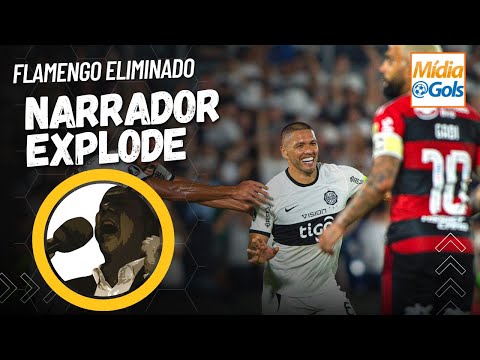 Narrador Paraguaio [SOLTA ATÉ PALAVRÃO e COMEMORA] - Olimpia 3 x 1 Flamengo