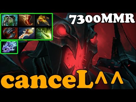Dota 2 - canceL^^ 7300 MMR Plays Shadow Fiend vol 2 - Ranked Match Gameplay