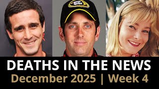 Who Died This Week | December 2025 #4 Celebrity Deaths & More