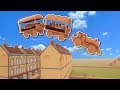 SUPER FAST TRAIN JUMPS HOUSES Tracks The Train Set Game