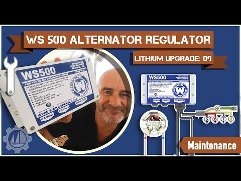 #WS500 #Wakespeed Alternator Regulator Unboxing and DIY Instal: #LithiumBattery Upgrade 09