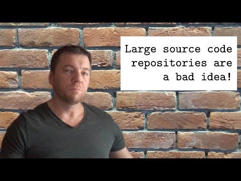 M6: Keeping all source code in a single monolithic repository is a terrible idea!