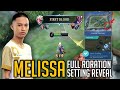 MELISSA FULL ROTATION AND SETTING REVEAL WITH OMEGA