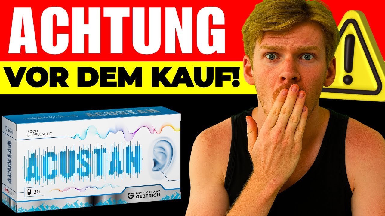 💊 ACUSTAN BEWERTUNG (⚠️ACHTUNG!⚠️) ERFAHRUNGEN, WIRKUNG, NEBENWIRKUNGEN & WO KAUFEN
