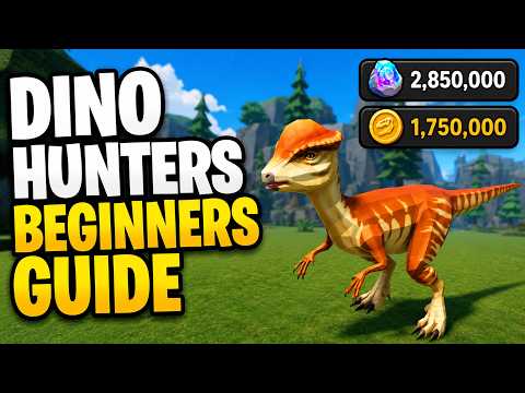 DINO HUNTERS BEGINNERS GUIDE (HOW TO CAPTURE, LEVEL UP & EVOLVE DINOSAURS) Roblox