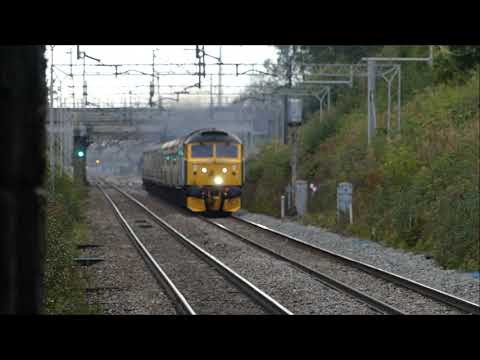 47853 and 40013 Andania at Hartford Station 3rd October 2021