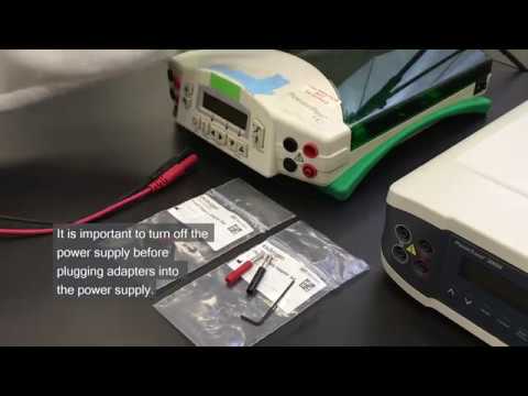How to install invitrogen power supply adapters