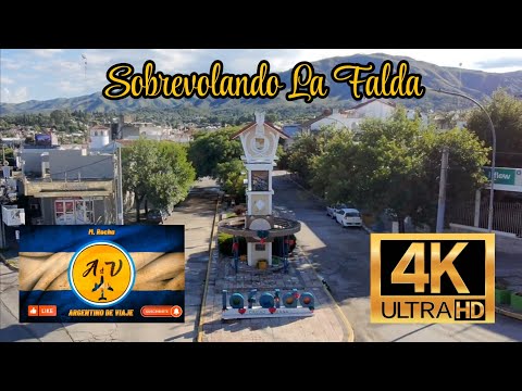 La Falda como nunca la viste ✨ Vistas aéreas con dron  #lafalda #turismo #cordoba#2025