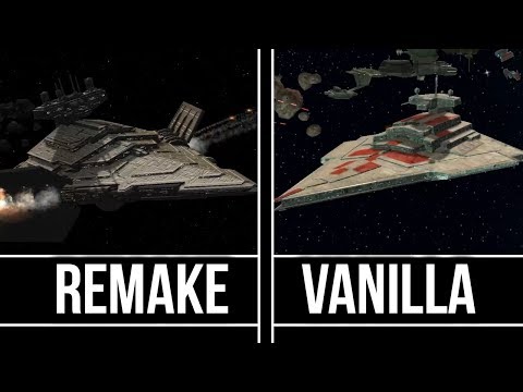 Star Wars Empire at War  - Remake Vs Classic   (Imperial Fleet)