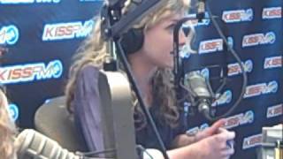 Brooke White in the studio with Johnjay and Rich