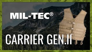 Taktická vesta Mil-Tec Carrier Gen2 Černá