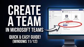 How to Create a Team in Microsoft Teams (2026 Official Unified App Gui